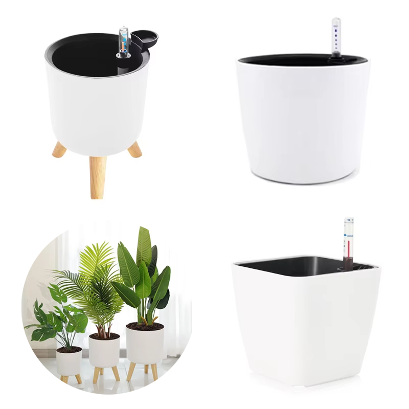 Aloe Vera Pot - 1PC Indoor Plastic Flowerpot Self Watering