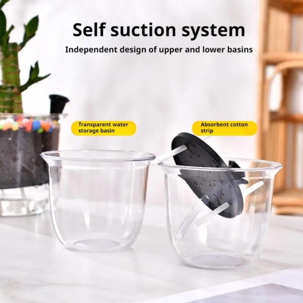 2Pcs Self-Watering Pot, Pots f - Aloe Vera Pot 评论和价格