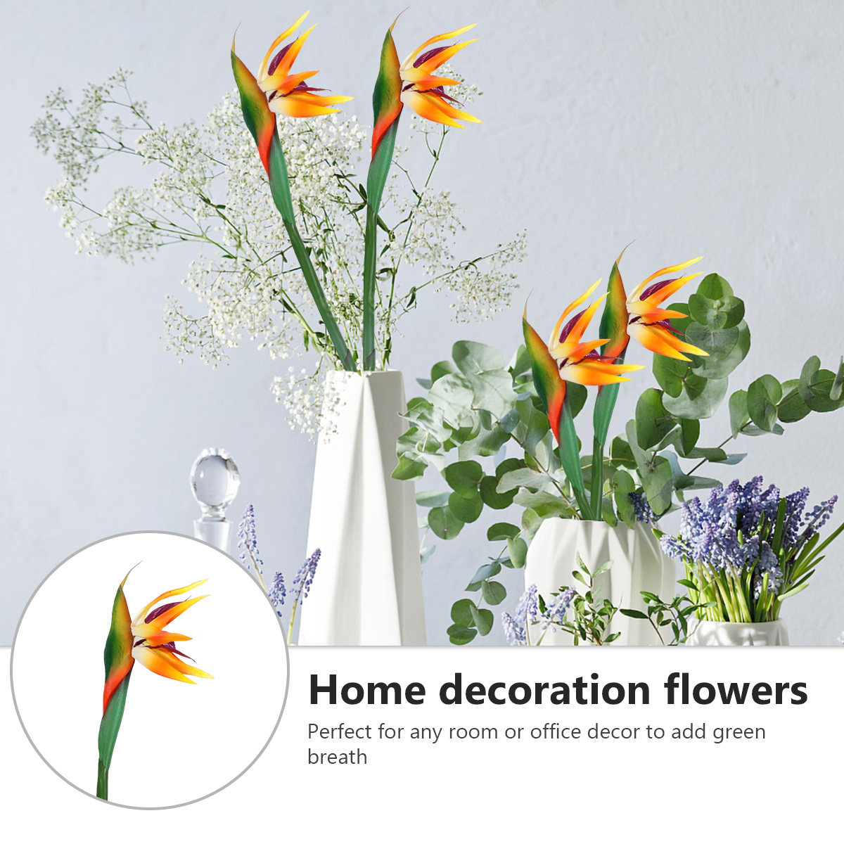 Artificial Strelitzia Flower R - Bird Paradise Strelitzia 评论和价格