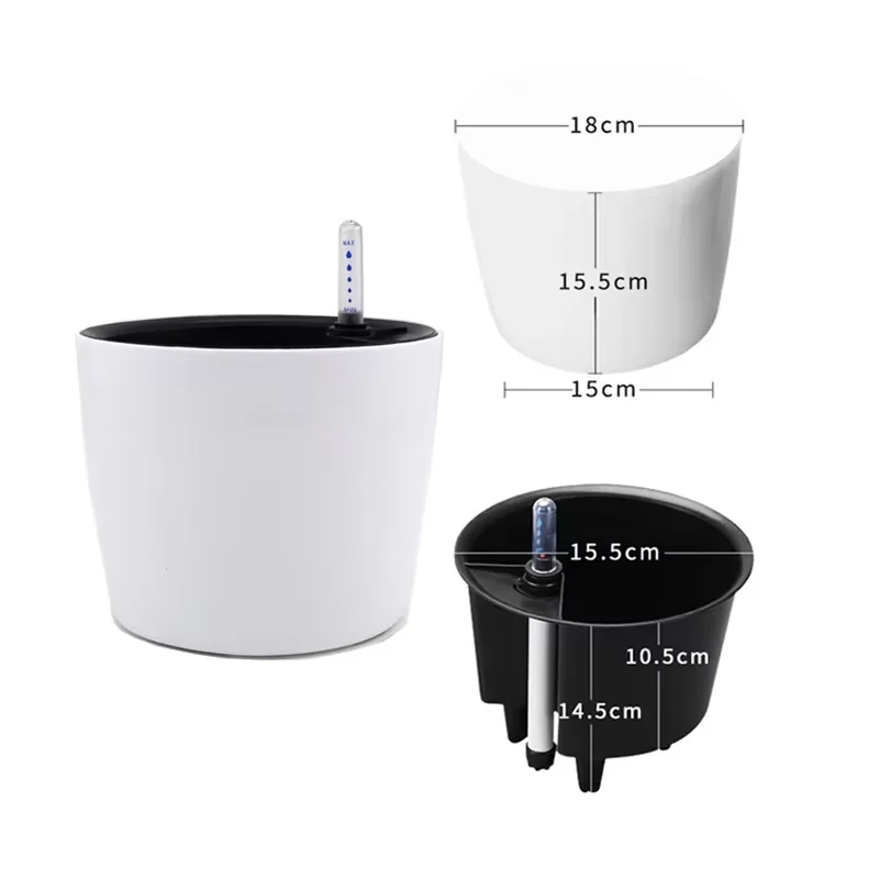 1PC Indoor Plastic Flowerpot S - Aloe Vera Pot 评论和价格