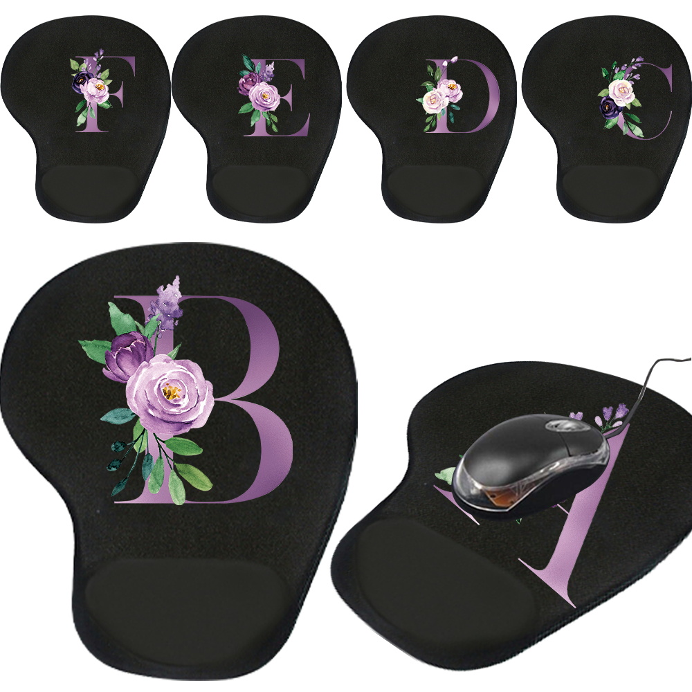 Wrist Guard Mouse Pad Office D - Tradescantia Purple 评论和价格